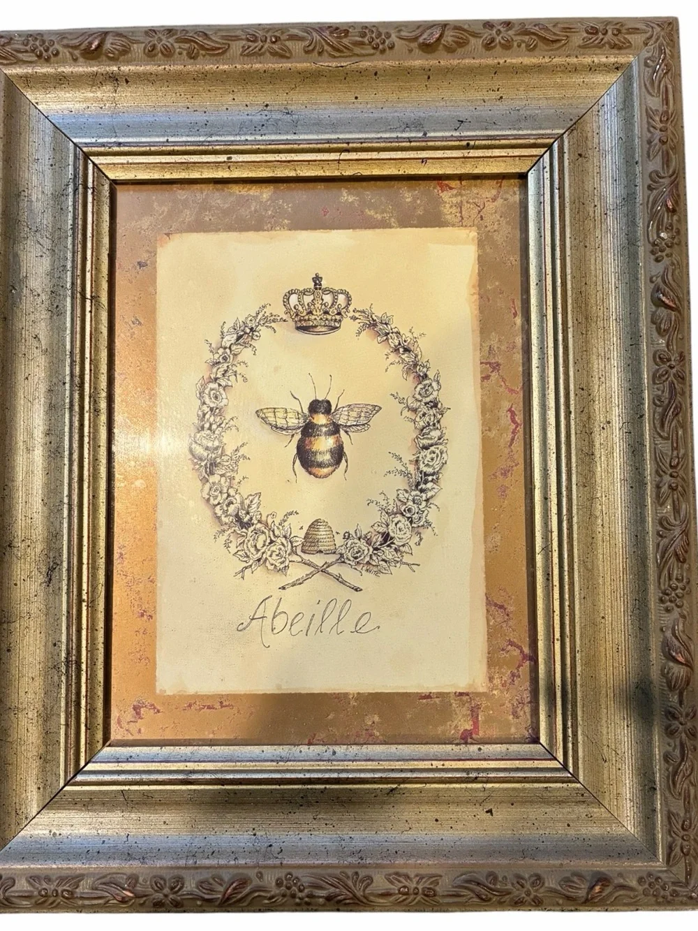 Home Accents Gold Ornate Wall Picture Frame Set Nature - Gold Finish (Set of 4)